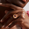Penny - Amethyst Circle Ring