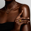 Suki - Oval Citrine Ring