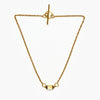 Annie - Gold Cube Necklace