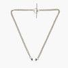Annie - Silver Cube Necklace