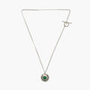 Anaya - Silver Necklace With Green Onyx