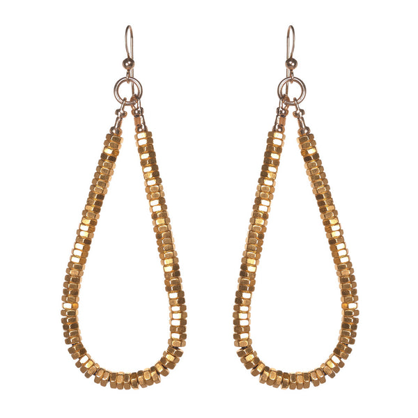Annie Gold Earrings by Alice Menter - 1