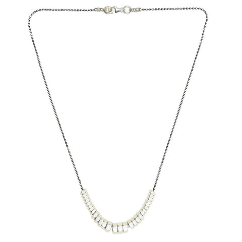 Cecily Silver Necklace by Alice Menter - 1