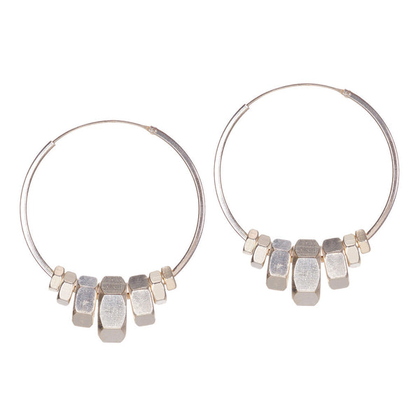 Harper Silver Earrings by Alice Menter - 1