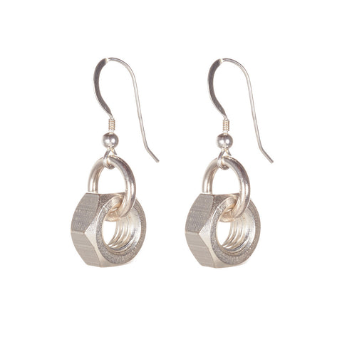 Harriet Silver Earrings by Alice Menter - 1