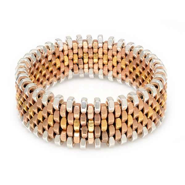 Ivy Gold Dot Cuff by Alice Menter - 1