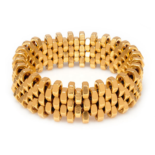 Rebecca Gold Cuff by Alice Menter - 1