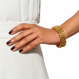 Rebecca Gold Cuff by Alice Menter - 2