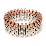 Rebecca Rose Gold Fade Cuff by Alice Menter - 1