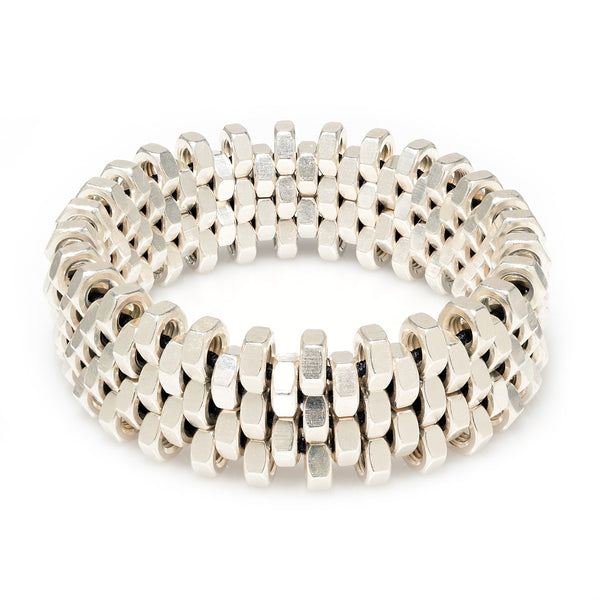 Rebecca Silver Cuff by Alice Menter - 1