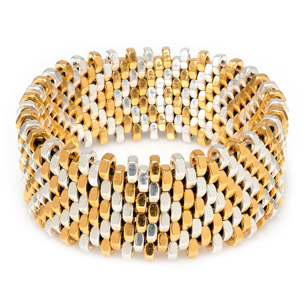 Stevie Chevron Cuff by Alice Menter - 1